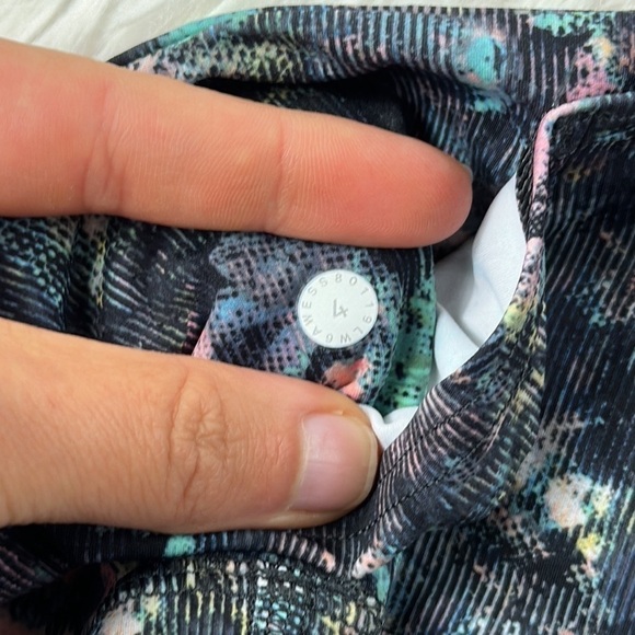 Lululemon Fast & Free Crop II *Nulux 19" Dappled Daze Multi - Picture 7 of 7